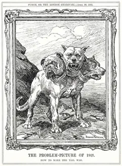 Alliance Prints: Cartoon, The Problem-Picture of 1921
