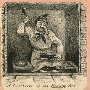Healing Gallery: Cartoon, A Professer of the Healing Art