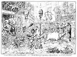 Cartoon, Promis d Horrors of the French Invasion