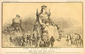 Emerges Prints: Cartoon, Queen Victoria