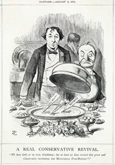 Images Dated 4th February 2020: Cartoon, A Real Conservative Revival (Disraeli)