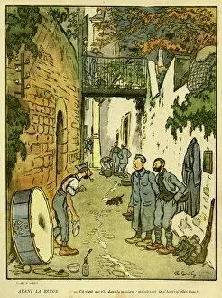 Images Dated 16th October 2015: Cartoon, Before the review, WW1