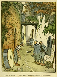 Images Dated 16th October 2015: Cartoon, Before the review, WW1