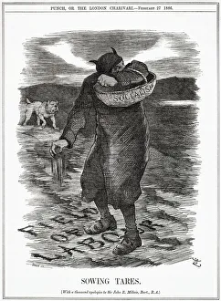 Images Dated 20th February 2020: Cartoon, Sowing Tares (Socialism)