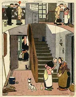 Rumour Prints: Cartoon, The tall story, WW1