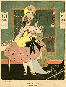 Dresser Gallery: Cartoon, Their Theatre, WW1