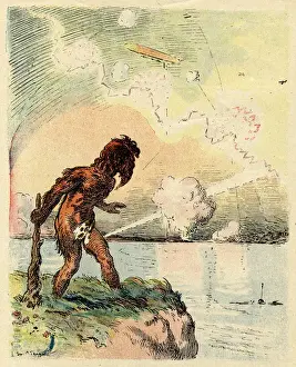 Cartoon, Six thousand years later, WW1