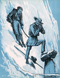 Mountaineering Gallery: Cartoon, The Tourists Guide