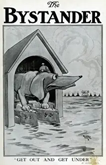 Frightened Prints: Cartoon, Get Out and Get Under, WW1