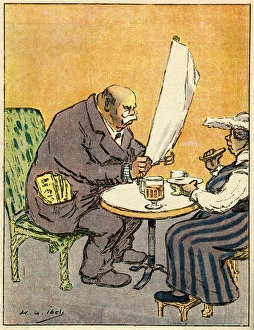 Anxiety Gallery: Cartoon, Uneasiness, WW1