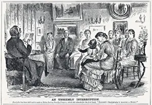 Cartoon, An Unseemly Interruption 1881