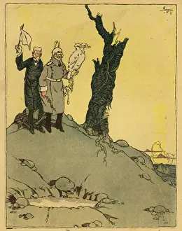 Olive Prints: Cartoon, The useless trap, WW1