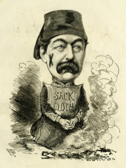 Images Dated 20th April 2017: Cartoon, Valentine Baker, British soldier