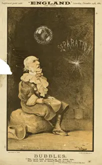 Everett Prints: Cartoon of W E Gladstone as Bubbles