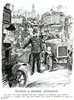 Cartoon, Wanted - A Traffic Authority 1923