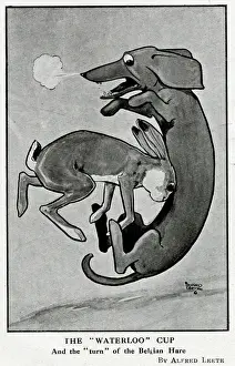 Cartoon, The Waterloo Cup, WW1