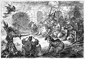 Negotiations Gallery: Cartoon, Westminster Conscripts under the Training Act