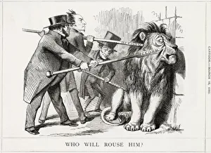 Policy Collection: Cartoon, Who Will Rouse Him?