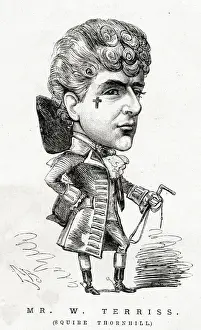 Olivia Prints: Cartoon, William Terriss as Squire Thornhill