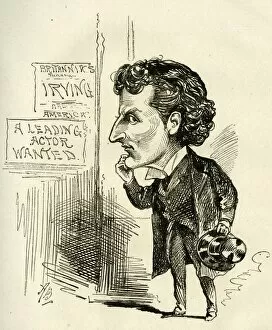 Advantage Gallery: Cartoon, Wilson Barrett, actor, manager and playwright