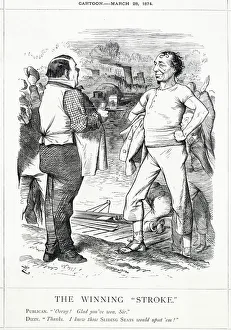 Tory Gallery: Cartoon, The Winning Stroke (Disraeli)