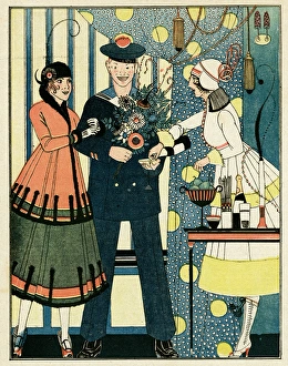 Tassel Collection: Cartoon, Women also profiteer, WW1