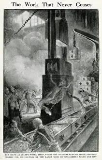 Distribution Prints: Cartoon, The Work That Never Ceases, WW1