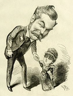 Images Dated 20th April 2017: Cartoon, Ws Gilbert and May Fortescue