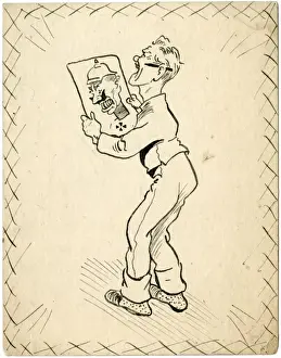 Illustrating Prints: A cartoonist draws the Kaiser by George Ranstead