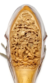 Images Dated 7th September 2012: Carved Hornbill Skull