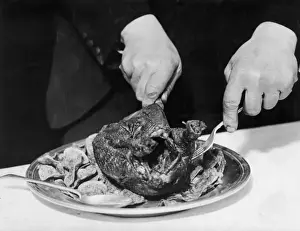 Carve Prints: Carving a Turkey