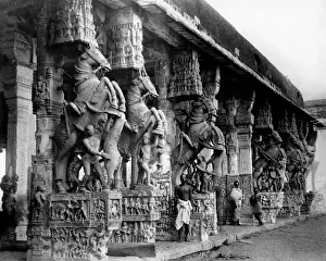 Carvings at Tiruchirappalli, Tamil Nadu, India