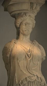 Images Dated 26th May 2007: Caryatid of the Erechtheion. Athens 421-407 BC. Original. Th