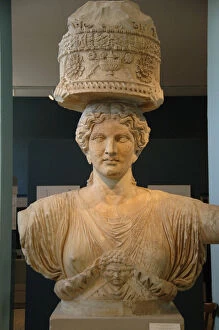 Images Dated 31st May 2007: Caryatid from Small Propylaea. I century B.C. Greece