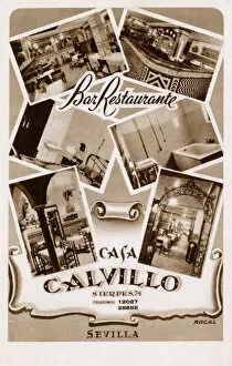 Seville Collection: Casa Calvillo, hotel, bar and restaurant, Seville, Spain