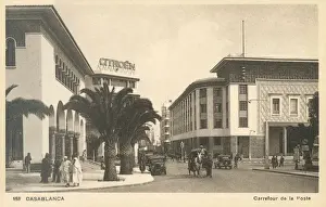 Crossroads Prints: Casablanca, Morocco - Carrefour de la Poste