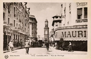 Casablanca, Morocco - Clocktower Road (Rue de l Horloge)