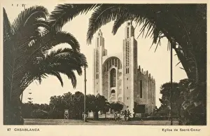 Eglise Prints: Casablanca, Morocco - Eglise du Sacre-Coeur