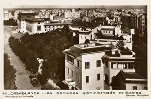 Administrative Prints: Casablanca, Morocco - Military administrative services
