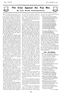 The case against the top hat The case against the top hat