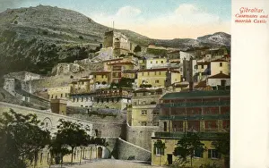 Fortifications Prints: Casemates and Moorish Castle - Gibraltar