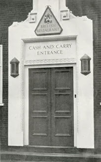 Images Dated 23rd January 2020: The cash and carry entrance of an unidentified British Restaurant