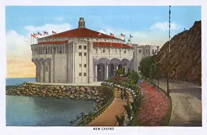 Casino building, Santa Catalina Island, California, USA