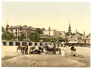 Pommeraina Prints: Casino and pier, Heringsdorf (i. e. Seebad Heringsdorf), Pom