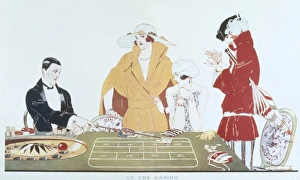 Roulette Gallery: At The Casino by Rene Vincent