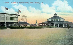 Louisiana Prints: Casino at Spanish Fort, New Orleans, Louisiana, USA