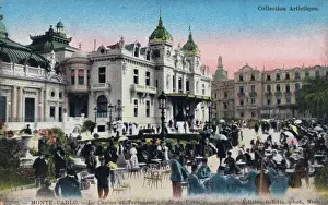 The Casino, terrace and the outside seating of the Cafe P