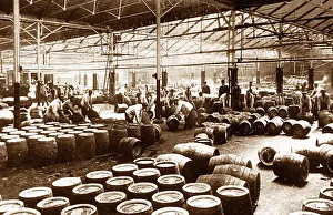 Filling Prints: Cask filling in a brewery