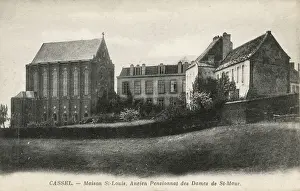 Mansions Prints: Cassel, France - St Louis Mansion womens boarding home
