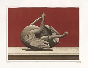 Belles Prints: Cast of a dead dog from the House of Vesonius